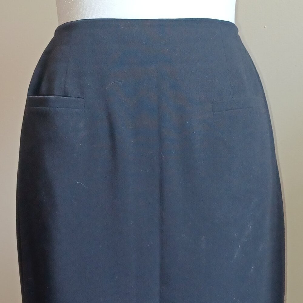 Long Black Norton McNaughton Skirt Size 8